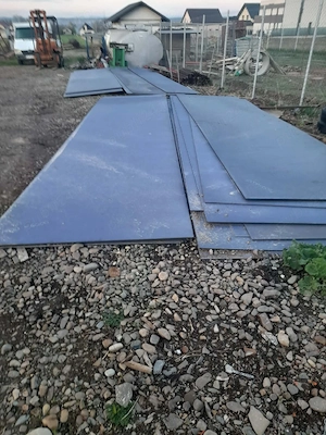    TABLĂ OȚEL 6 12 MM   DOAR 5 LEI KG   SUCEAVA Vând tablă de oțel, mai multe grosimi și dimensiuni: