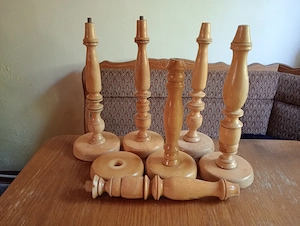 Obiecte din lemn mini balustri