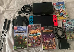 Vand Nintendo Switch si jocurile din imagine