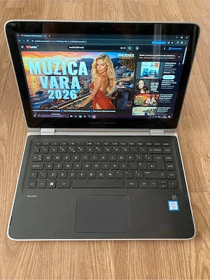 Laptop Tabletă HP Slim intel core i5,Display mare 14 inch led,Windows 10,8gb ram,SSD 130gb m,baterie