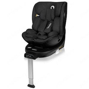 Scoica auto, Lionelo, Moxie, i-Size, baza rotativa 360 cu picior de fixare, 40-87 cm, Tetiera reglab