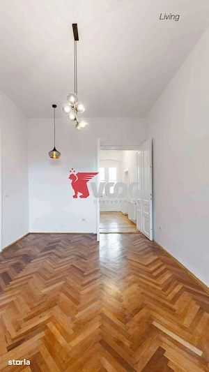 Apartament complet renovat, 3 camere, 2 bai, 91 mp, zona Bălcescu - imagine 1