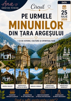 Realizez broșuri turistice pentru excursii și pelerinaje