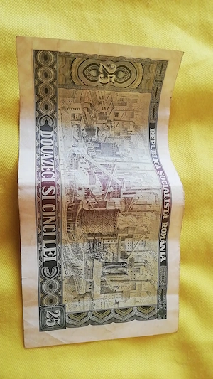 Bancnota 25 lei 1966 cod A0102
