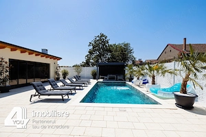 Vilă spectaculoasă cu piscină în Frumușeni-Arad, cu teren 758 mp - imagine 2