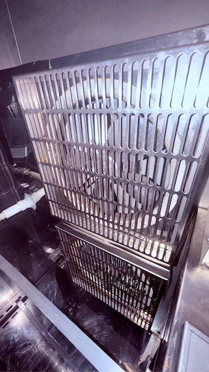Frigider dublu inox