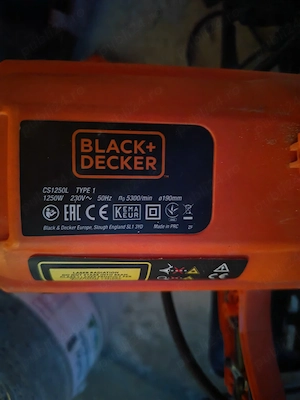 Piese circular Black Decker 190mm
