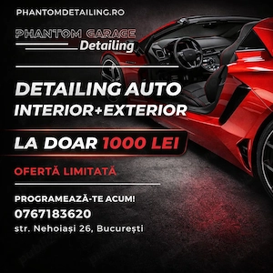 Ofertă pachet detailing auto