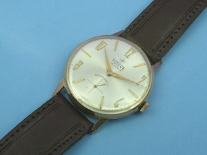 Ceas mână elvețian cu înfășurare manuală, marca Potens, calibru 1130 bărbătesc  vintage