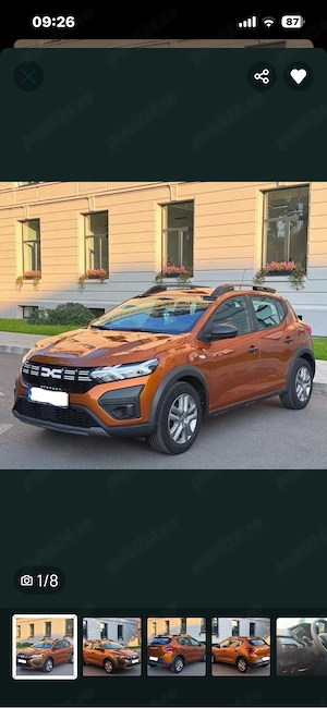 Sandero Stepoay 2023 1.0 benzina + GPL, 46000 km reali , unic proprietar. - imagine 3