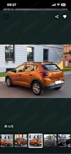 Sandero Stepoay 2023 1.0 benzina + GPL, 46000 km reali , unic proprietar. - imagine 2