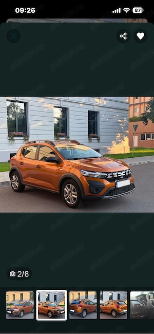 Sandero Stepoay 2023 1.0 benzina + GPL, 46000 km reali , unic proprietar.