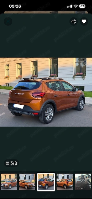 Sandero Stepoay 2023 1.0 benzina + GPL, 46000 km reali , unic proprietar. - imagine 4