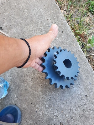 Vand pinion dublu presa Claas 46 66 - imagine 5