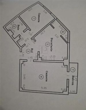DAMBOVITA - 2 CAMERE - DECOMANDAT - CENTRALA PROPRIE - ETAJ INTERMEDIAR - imagine 11