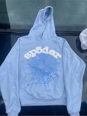 sp5der light blue hanoracul