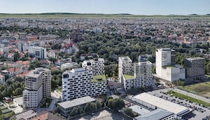 Apartament 2 camere/Birou de închiriat, parcare subterana, centru