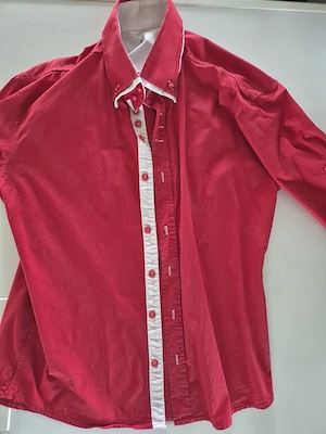 Camasa eleganta rosie bumbac marimea S
