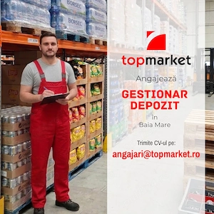 Angajăm Gestionar depozit în Baia Mare