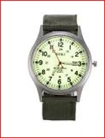 UK Military Army Mens Date Canvas Strap Analog Quartz Sport Wrist Watch 