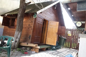 Cabana lemn 3.2x4.9m, demontată, izolata, cu pod si termopan   Brasov