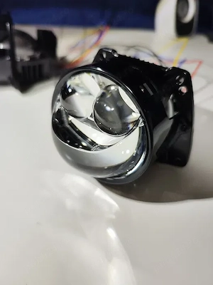 Set 2 lupe biled LASER 3 inch 6000k, 24-36k Lumeni, 150/225W, 12V - imagine 5