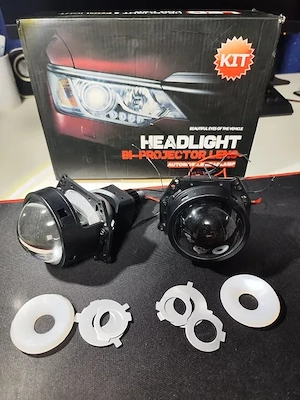 Set 2 lupe biled 3 inch 6500k, 20-30k Lumeni, 150/180W, 9-32V