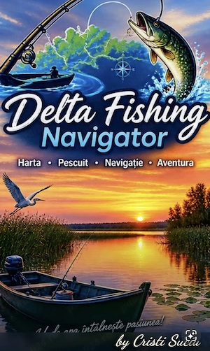 Delta Fishing Navigator   aplicație Android pentru pescuit, hartă și GPS în Delta Dunării