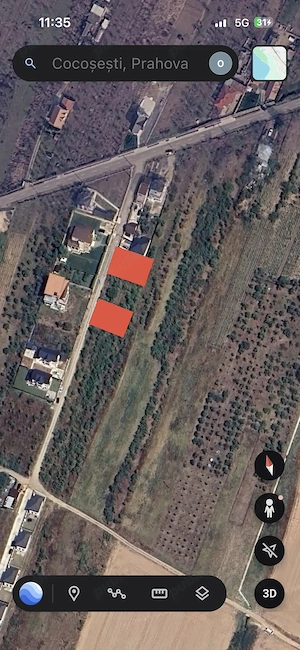 Teren intravilan Cocosesti Prahova