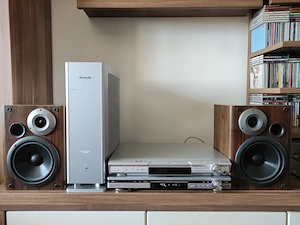 Vand sistem audio video Panasonic DVD SA-HT850 + Subwoofer activ SB-WA340 + Boxe AIWA SX-NM820.