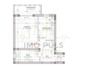 Decomandat. Bucatarie inchisa. Parcare inclusa. - imagine 5