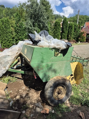 Balotiera John Deere 221 si Grebla pe curele - imagine 5