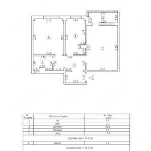 Apartament 2 camere decomandate, Tomis Nord - Boema / OMV