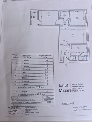 Proprietar Vand ap.3 camere Titan-Sălăjan - imagine 10