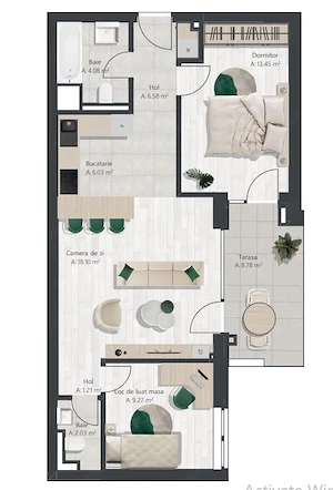 Apartament superb cu 3 camere | Denya Forest - imagine 10