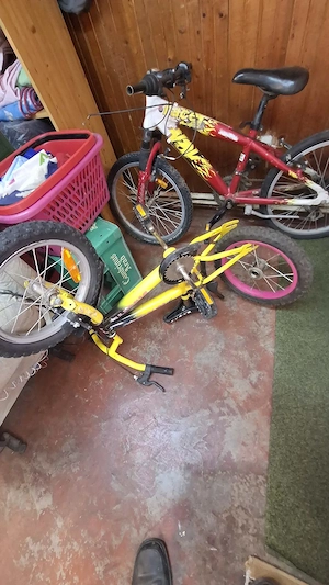 vand bicicletele  ptr copii ce se vad in poze necesita reparații ssunptr pise vine foreste