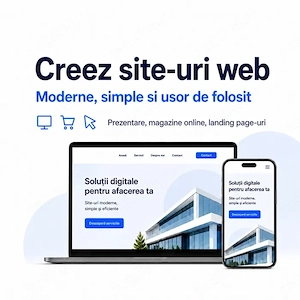 Creare web site de la zero | Site-uri moderne pentru afaceri | WordPress, Shopify