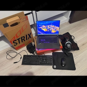 Vand Schimb Asus Rog strix g16 19-13980HX, Rtx 4060 , display 240 hz