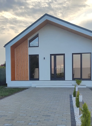 Casă parter, stil scandinav - Poșta Câlnău 