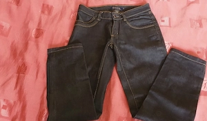 Oferta Blugi premium dama talie joasa Massimo  Dutti  noi bleumarin 36  S
