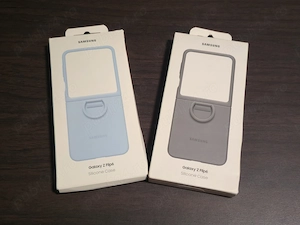 Husa silicon originala Samsung Silicone Case Galaxy Z Flip 6 F741 Z si Flip 7 FE F761
