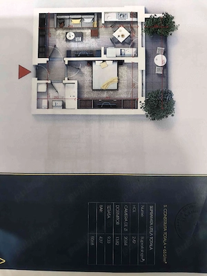 2 Camere + Loc de parcare - imagine 3