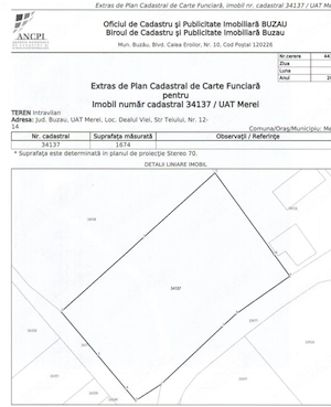 Merei-Buzău, 5500mp.teren intravilan - imagine 3