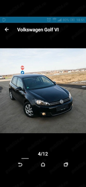 VW Golf 6 TDI 2.0 DPF Highline 110 CP 2010 - imagine 2