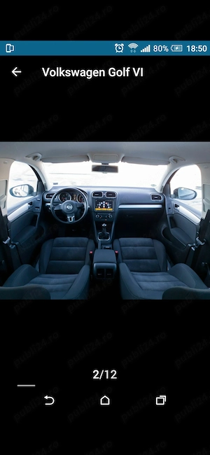 VW Golf 6 TDI 2.0 DPF Highline 110 CP 2010 - imagine 5