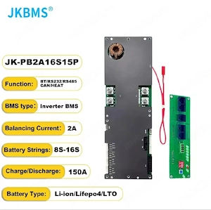 BMS jk V19 Smart Inverter PB2A16S20P pentru lifepo4 liion