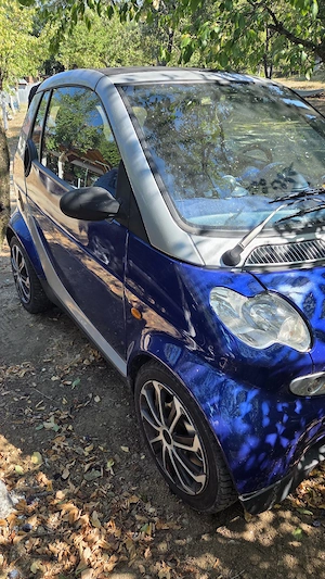 Smart for two decapotabil avariat - imagine 4