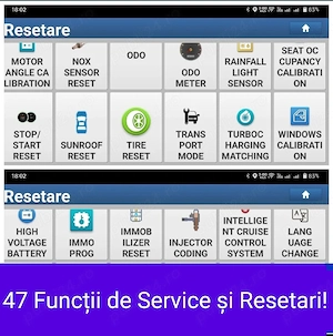 Diagnoza LAUNCH Diagzone - 2026-2028 actualizări ! Tester auto telefon tableta Android - imagine 6