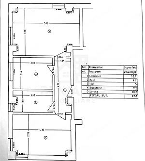 Apartament 2 camere-Bloc Nou-1 Mai-Centrala termica-48mp-Disponibil - imagine 6