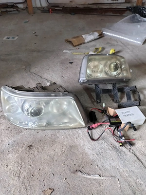 Far VW Transporter T5, 04.2003-10.2009, partea Stanga, electric, tip bec H4, Xenon - imagine 3